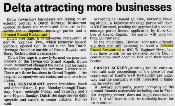 Ground Round - Nov 23 1982 Article (newer photo)